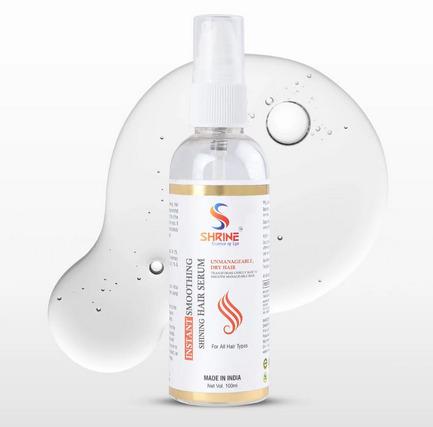 Shrine Instant Smoothing Shining Hair Serum, Packaging Size: 100 mL