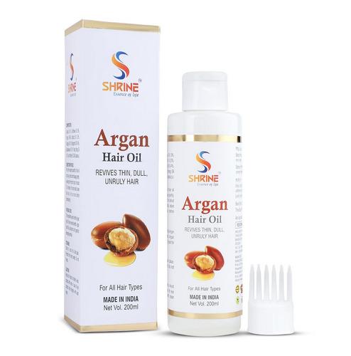 Shrine Argan Hair Oil 200Ml For Men & Women Hair Growth Strengthen Dull & Dry Hair