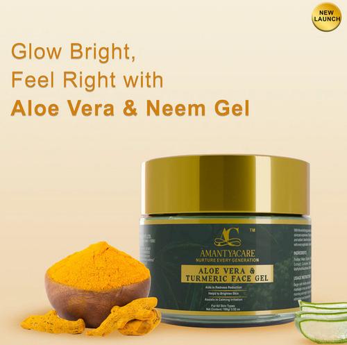 Aloe Vera & Turmeric Face Gel