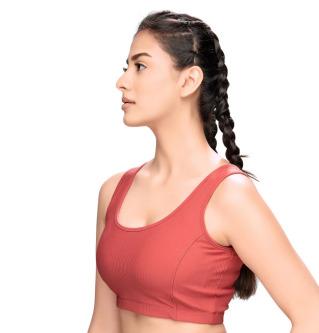 Ribbed Sports Crop Top STY-30-A