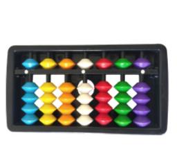 7 rods Abacus kit - 7 rods multicolour student abacus