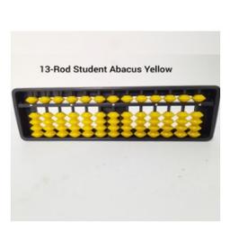 13 rods Yellow student abacus