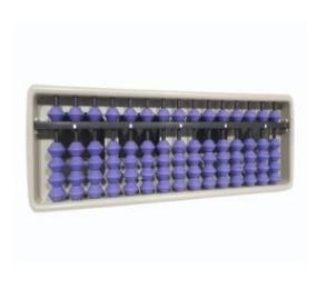 15 rods purple student abacus