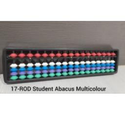 17 rods Multicolor student abacus