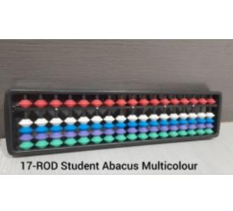 17 rods Multicolor student abacus