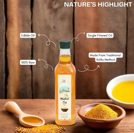 YELLOW MUSTARD OIL-1 LTR