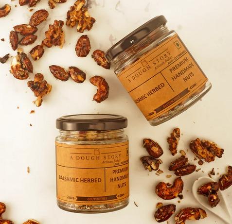 Balsamic Herbed Almonds