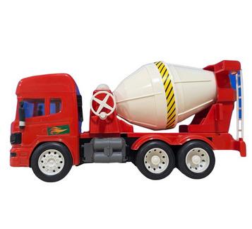 SANCOTOYS Quality Wins Sanco Toys Kids Friction-Powered Concrete Mixer Truck