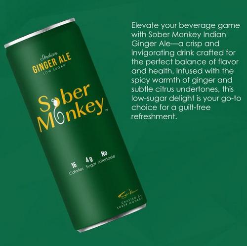 Sober Monkey Ginger Ale