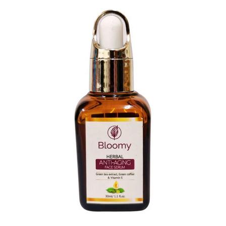 Bloomy Anti-Aging Face Serum with Green Tea Extract , Green Coffee and Vitamin E