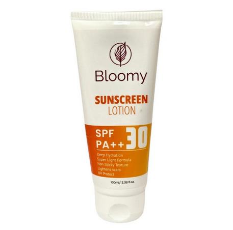 Bloomy SPF PA++ 30 Sunscreen Water-Light,UVA/UVB & Blue Light Protection