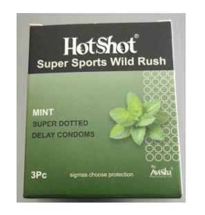 Super Dotted Mint Flavour Condom