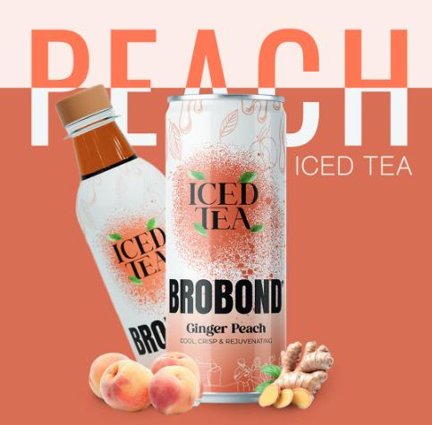 PEACH & GINGER ICED TEA COOL, CRISP & REJUVENATING