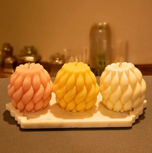 Sphere Flower Candle