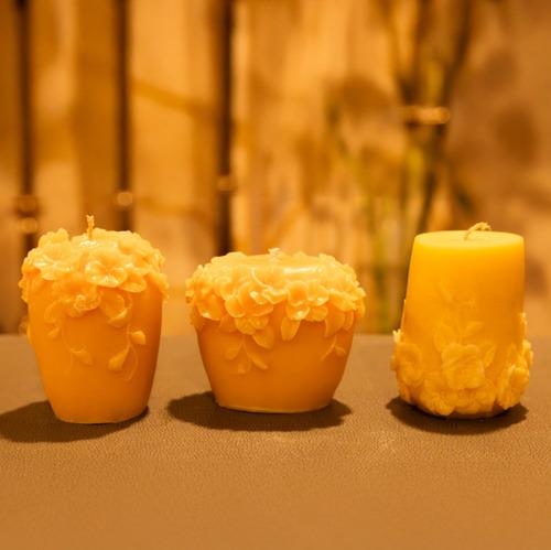 Floral Set Candle