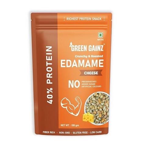 Green gainz Edmame cheese