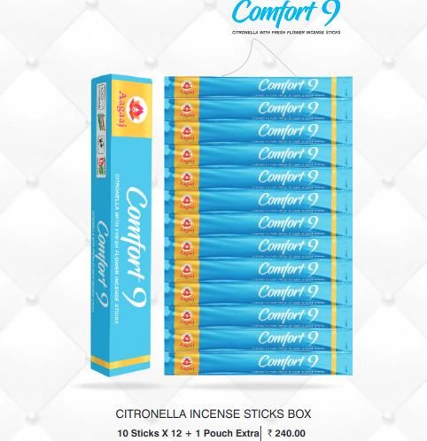 CITRONELLA INCENSE STICKS BOX