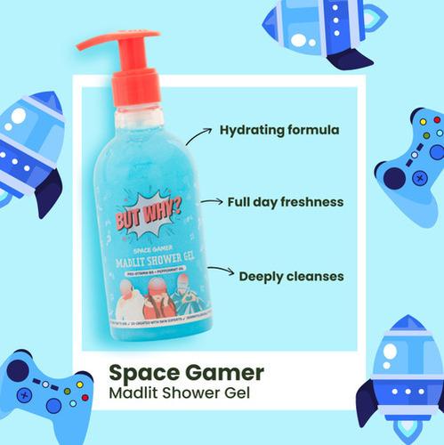 Space Gamer Madlit Shower Gel