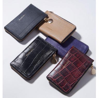 CARD HOLDERS WITH ZIP POCKET