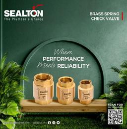 BRASS SPRING CHECK VALVE