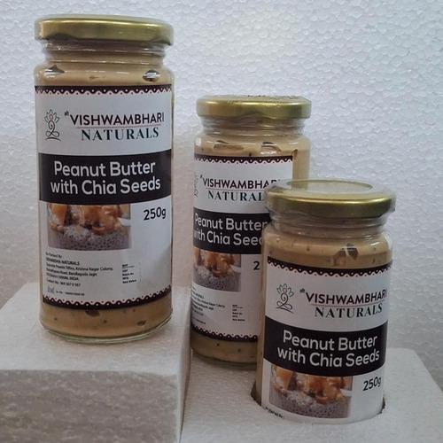 PEANUT BUTTER WITH CHIA SEEDS 250GMS 