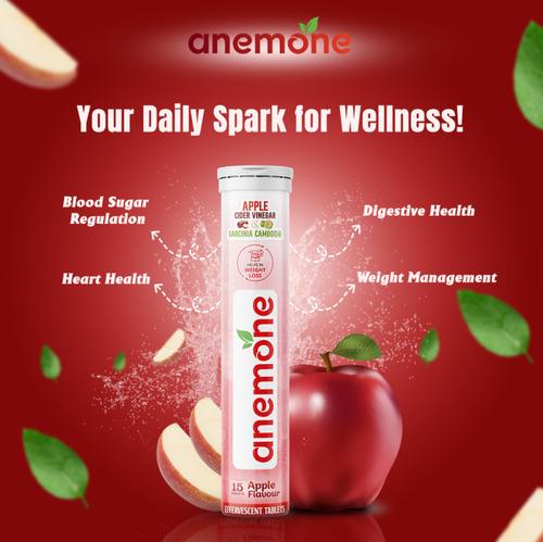 Anemone Apple Cider Vinegar & Garcinia Cambogia effervescent tablets