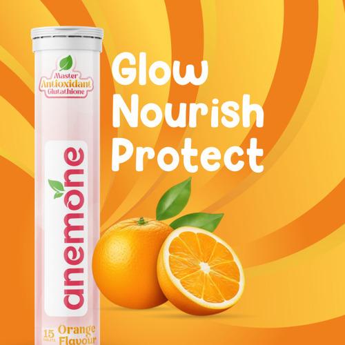 Anemone Glutathione & Vitamin C effervescent tablets