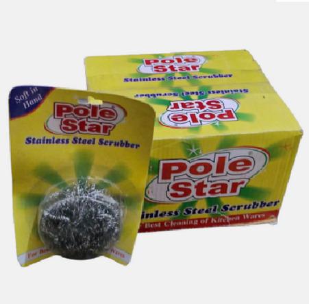 POLE STAR STAINLESS STEEL SCRUBBER 10 PCS SET