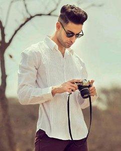 Pure White Solid Shirt