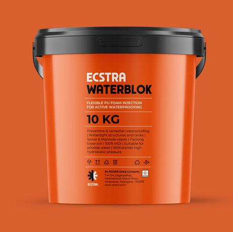 ECSTRA WATERBLOK - Flexible PU Foam Injection for active waterproofing