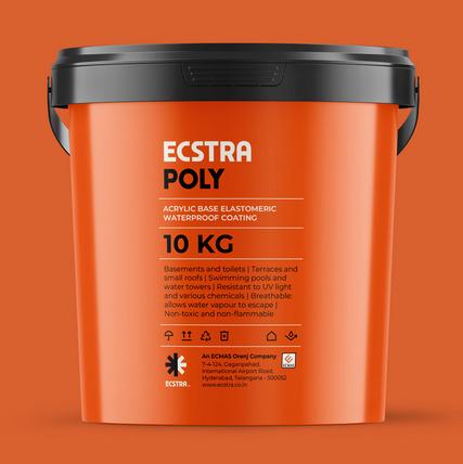 ECSTRA POLY  Acrylic Base Elastomeric Waterproof Coating