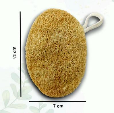 Oval Shape Natural Loofah