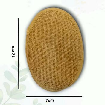 Oval Shape  Jute Loofah(DISPOSABLE)