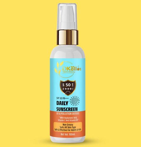 Orange & Niacinamide daily sunscreen