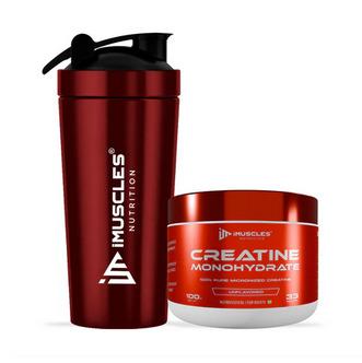 Creatine Monohydrate with Shaker - iMuscles Nutrition