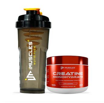 Creatine Supplement with Shaker - Pure Monohydrate