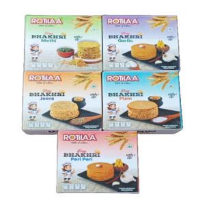 Dry bhakhari - Jeera,methi, Plain,masala, periperie, Manchurian,garlic