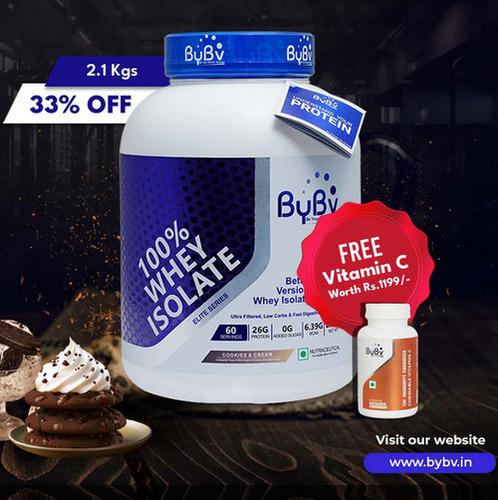 ByBv's 100% Whey Isolate - Cookies & Cream