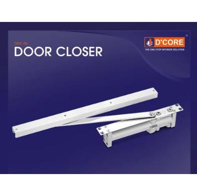 D Core Aluminium Door Closer