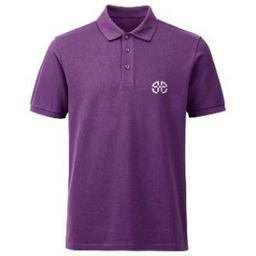 Cotton Polo Tee (220 GSM) - Purple