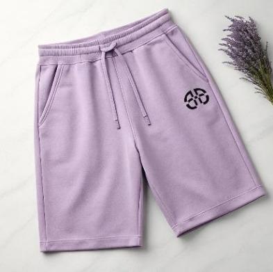 French Terry Shorts (280 GSM) - Lavender