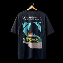 AUDI WANDERLUST - Oversized Graphic Tee
