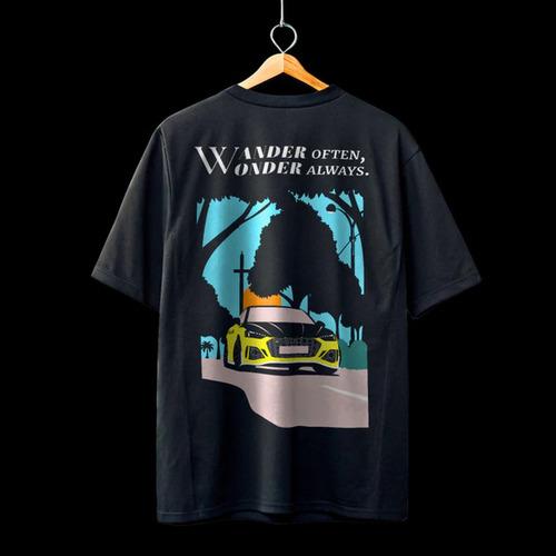 AUDI WANDERLUST - Oversized Graphic Tee