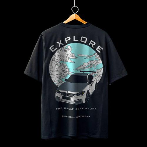 BMW EXPLORE - Oversized Graphic Tee