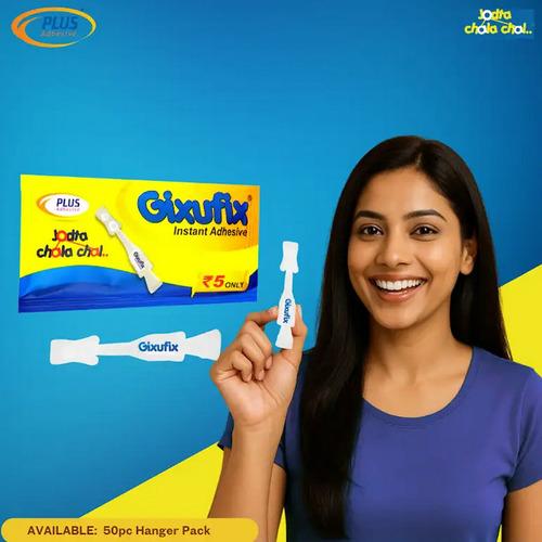Gixufix ( FLAT) Pouch Pack Instant Adhesive