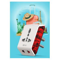 3 Pin Universal Travel Adapter