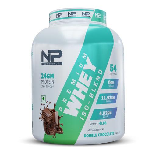 NutroPact Premium Whey Isoblend Double Chocolate 4 Lbs