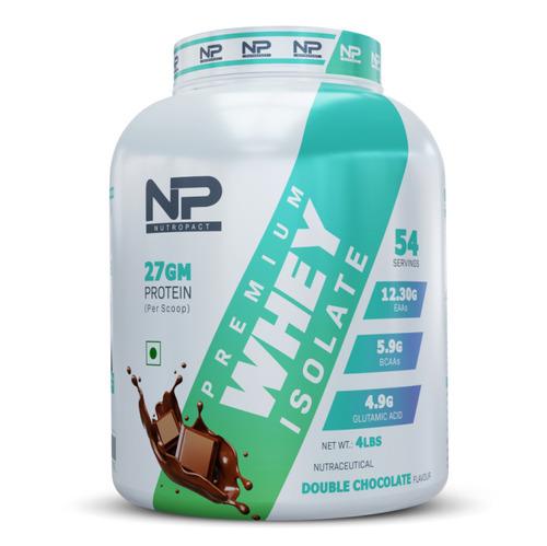 NutroPact Premium Whey Isolate Protein Double Chocolate 4 Lbs