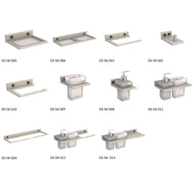 Dense - Ivory White Bathroom Accessories