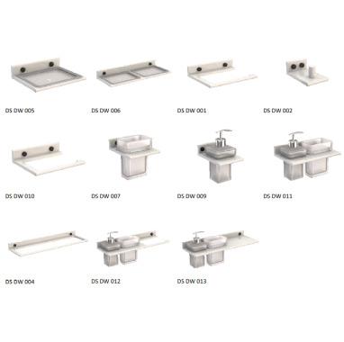 Dense - Daisy White Bathroom Accessories